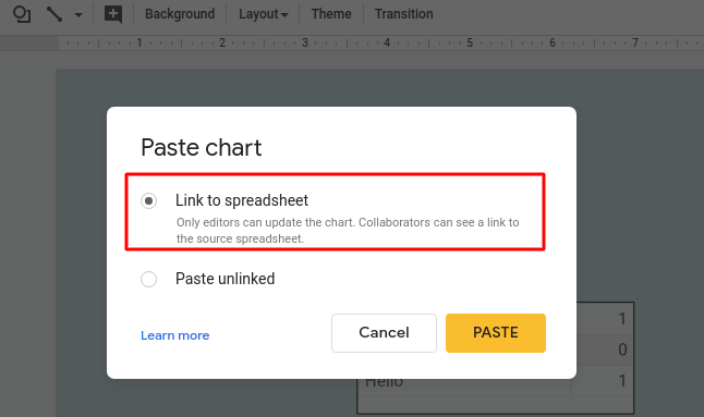 Auto Update Google Slides from Google Sheets